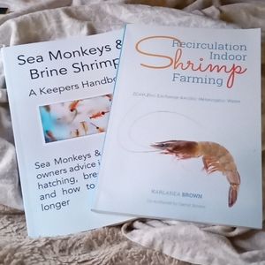 Shrimp farming, and Sea Monkeys & Brine Shrimp.  Both nice books.